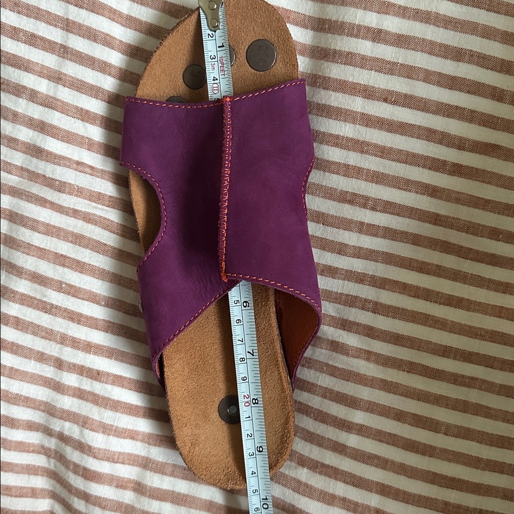 Juil Purple Women's Leather Sandals size 7 - Picture 5 of 5